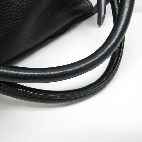 PRADA Leather Handbag Shoulder Bag in Black - Picture 10 of 16